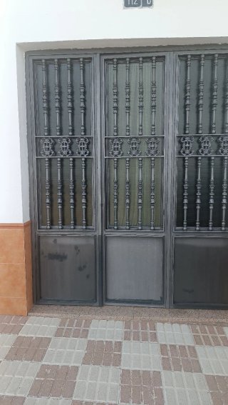 Puerta Hierro Forjado Diseño Clásico