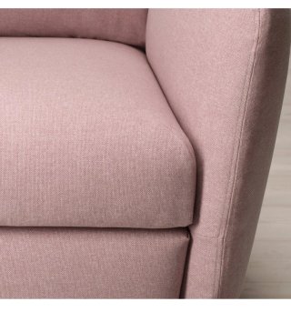 Sillón reclinable EKOLDSUND rosa Ikea