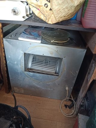 Caja de ventilación industrial