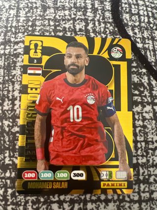 Carta Futbol Mundial Adrenalyn XL - Mohamed Salah