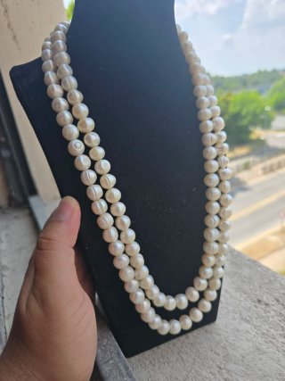 Collana Vintage Perle Naturali