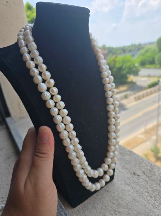 Collana Vintage Perle Naturali