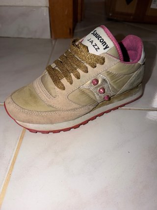 Saucony Jazz custom beige/rosa