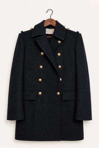 Abrigo Militar Lana Vintage Armada Española