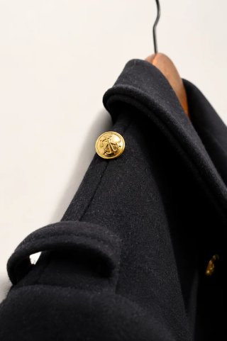 Abrigo Militar Lana Vintage Armada Española