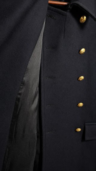 Abrigo Militar Lana Vintage Armada Española