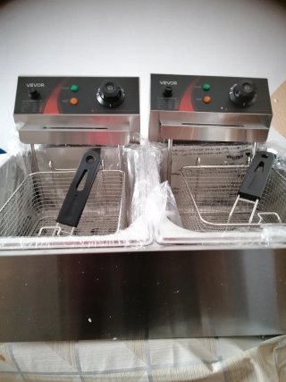 Freidora Doble VEVOR 12L Nueva