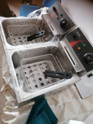 Freidora Doble VEVOR 12L Nueva