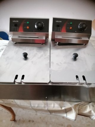 Freidora Doble VEVOR 12L Nueva