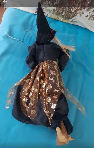 Bruja de la suerte decorativa