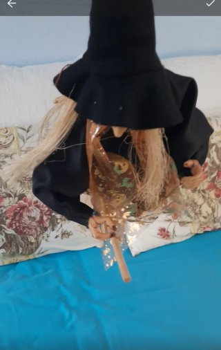 Bruja de la suerte decorativa