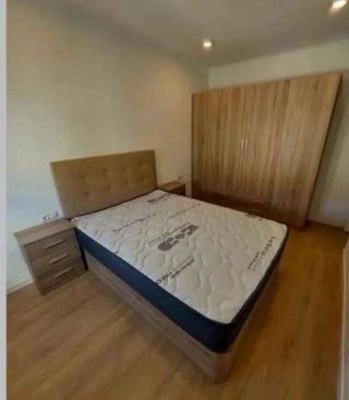 Canapé abatible madera con colchones viscoelastica