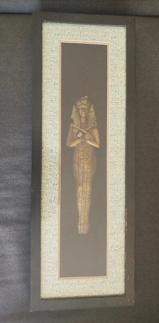 Figura Egipcia Marco Jeroglíficos