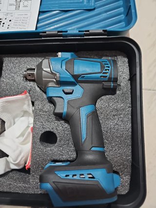 Pistola de impacto brushless 300nm con maletín