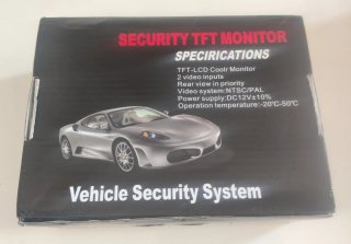 Monitor TFT LCD para cámara de marcha atrás