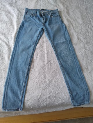 Pantalón vaquero Mango Man azul skinny talla 40