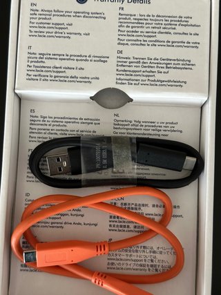 LaCie Rugged 2TB Thunderbolt USB-C