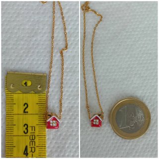 Collana casetta natalizia