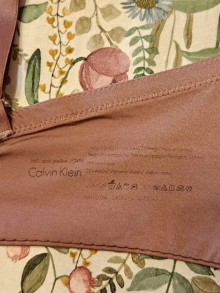 Sujetador Calvin Klein Rosa Liso con Push Up