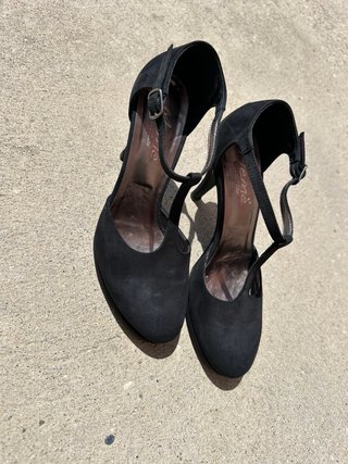 Décolleté tacco nero