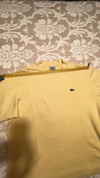 Camiseta Lacoste Amarilla