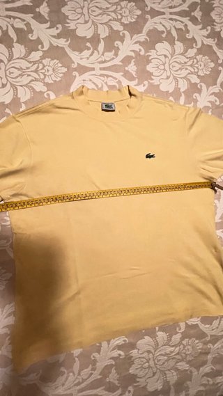 Camiseta Lacoste Amarilla