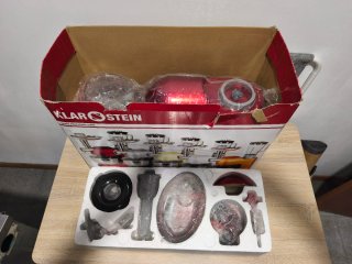 Robot Cocina Klarstein Batidora Amasadora Roja