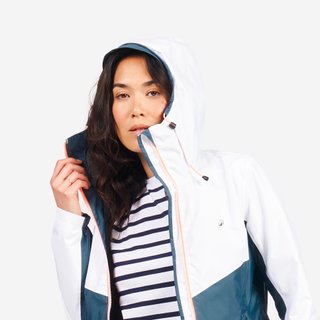 Chubasquero chaqueta impermeable Mujer Sailing 100