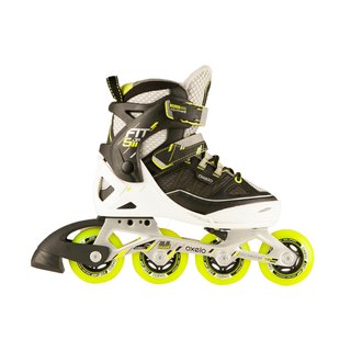 Patines en línea Fitness Fit 5 Niños Negro/Amarillo