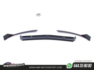SPOILER DELANTERO PARA MERCEDES CLASE C W205 2014-2018 NEGRO BRILLO