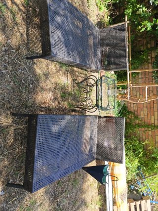Conjunto 3 piezas: 2 tumbonas y 1 sillón Rata