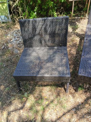 Conjunto 3 piezas: 2 tumbonas y 1 sillón Rata