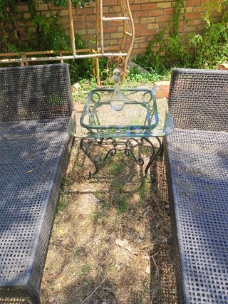 Conjunto 3 piezas: 2 tumbonas y 1 sillón Rata