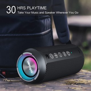 Altavoz Bluetooth Ortizan con luz LED de colores