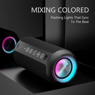 Altavoz Bluetooth Ortizan con luz LED de colores