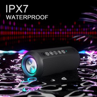 Altavoz Bluetooth Ortizan con luz LED de colores