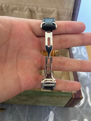 Reloj Cartier Tank Negro/Dorado