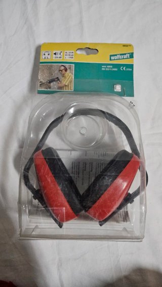 2 Auriculares protectores acusticos Wolfcraft.