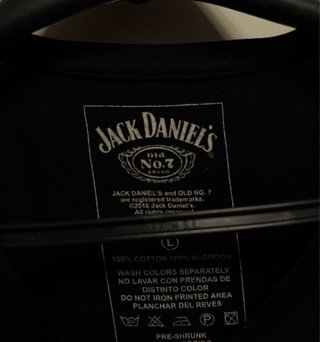 Camiseta Jack Daniel's Negra talla L