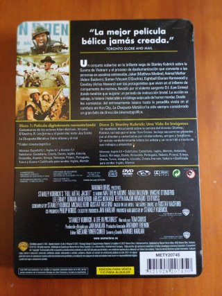 STEELBOOK LA CHAQUETA METÁLICA. DVD. ED. DOS DISCO