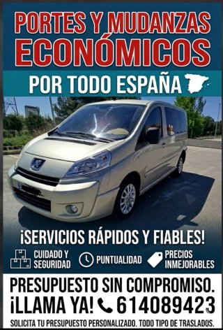 Portes y mudanzas