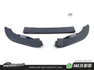 SPOILER DELANTERO PARA VW GOLF 6 2008-2012 R20 NEGRO BRILLO