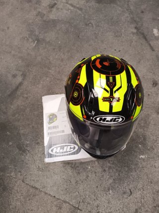 Casco HJC CL-Y Negro/Amarillo Talla S