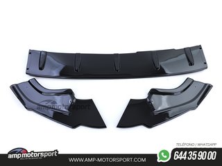 SPOILER DELANTERO PARA VW GOLF 7 2012- GTI NEGRO BRILLO