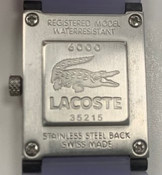 Reloj Lacoste Señora Acero Correa Malva