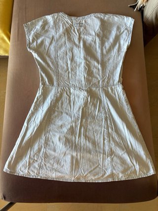Vestido vaquero azul claro talla L