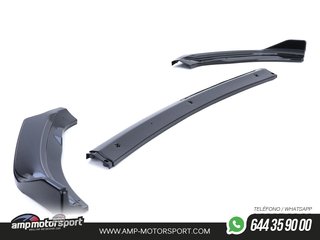 SPOILER DELANTERO PARA VW POLO 6 2G 2017-- NEGRO BRILLO