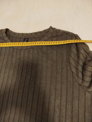 Blusa manga larga verde militar Talla 46