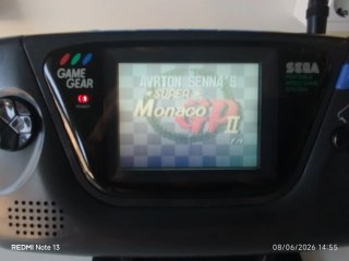Sega Game Gear + Juego Ayrton Senna