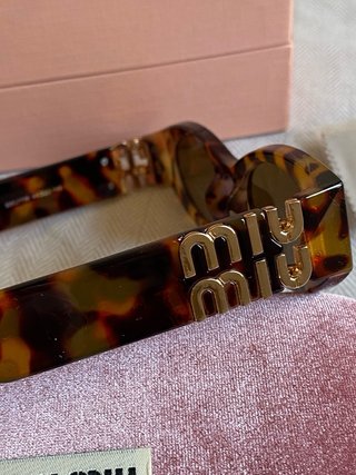 Gafas de Sol Miu Miu Marrones Mujer